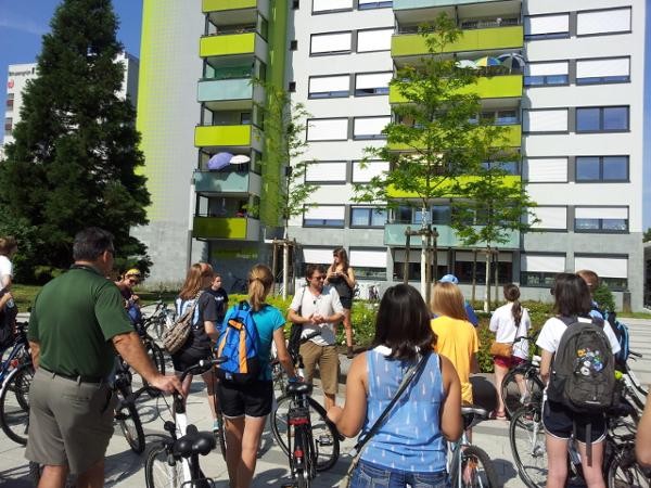 Fahrradtour mit amerikanischen Studierenden