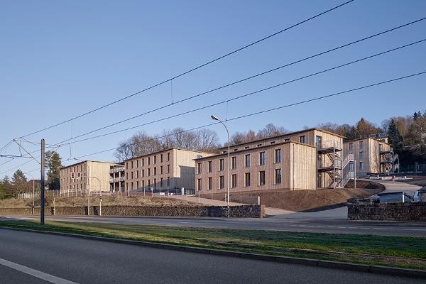 Flüchtlingswohnheim an der Merzhauser Straße (Foto: Yohan Zerdoun)